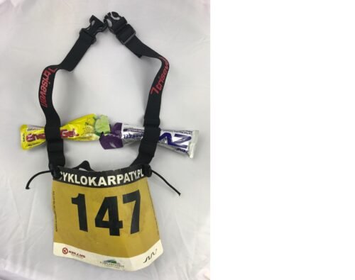 PASEK 7triseven RACE BELT NA NUMER i ŻELE