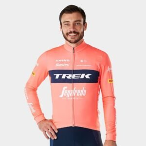 Koszulka rowerowa termiczna, męska Santini Trek-Segafredo Replica LS