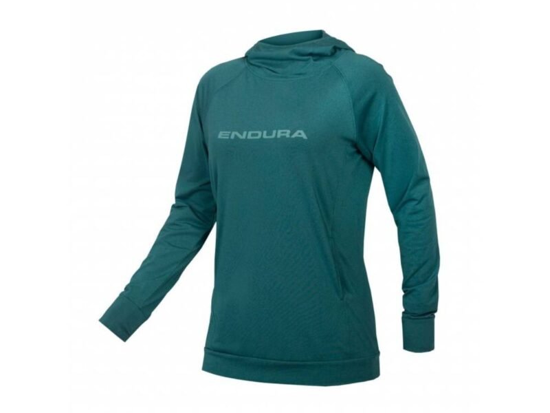 Damska Bluza Endura SingleTrack Hoodie GREEN / ZIELONY