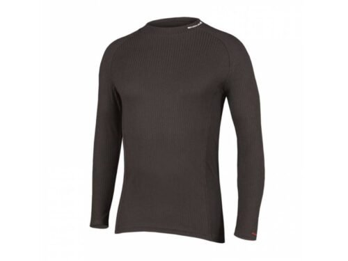 Bielizna Endura Transrib L/S BLACK / CZARNE