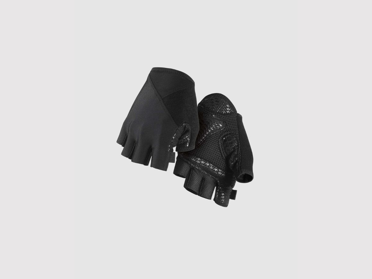 Rękawiczki ASSOS SUMMER GLOVES S7 BLACK VOLKANGA