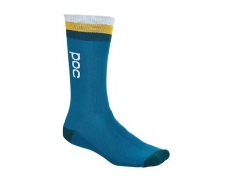 Skarpety Rowerowe POC ESSENTIAL MID LENGTH SOCK Cubana Blue