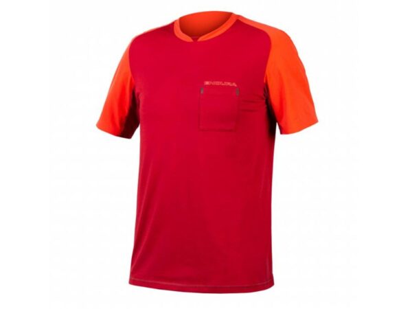 Koszulka Endura GV500 Foyle RED / CZERWONA