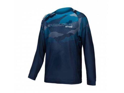 Dziecięca Koszulka Endura MT500JR L/S LTD BLUE / NIEBIESKI