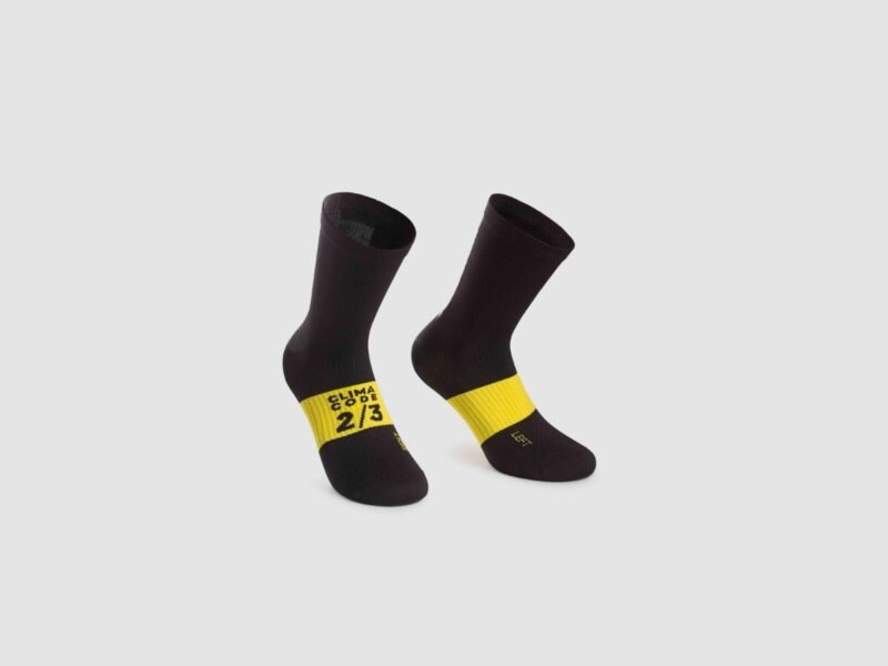 Skarpetki ASSOS SPRING ASSOSOIRES FALL SOCKS BLACK SERIES