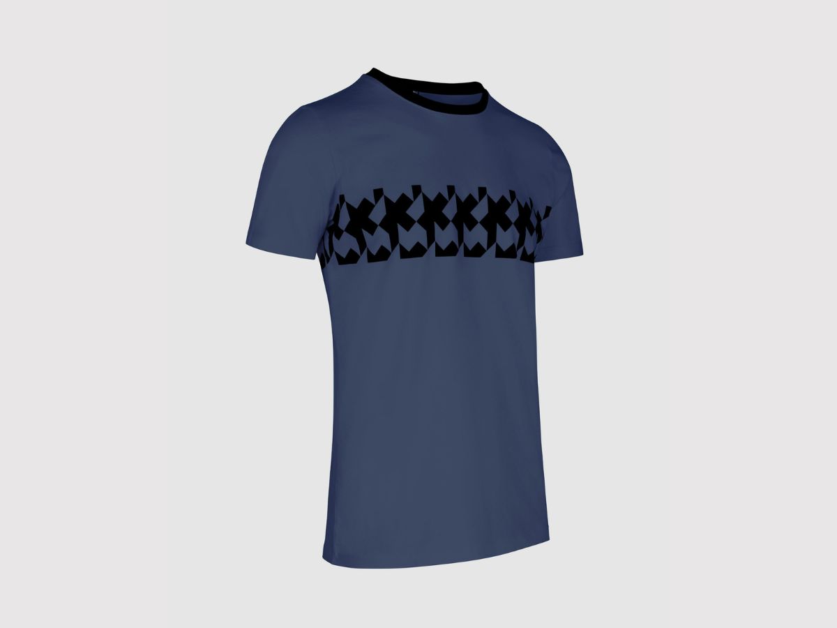 Koszulka ASSOS T-SHIRT - RS GRIFFE GEORGE BLUE