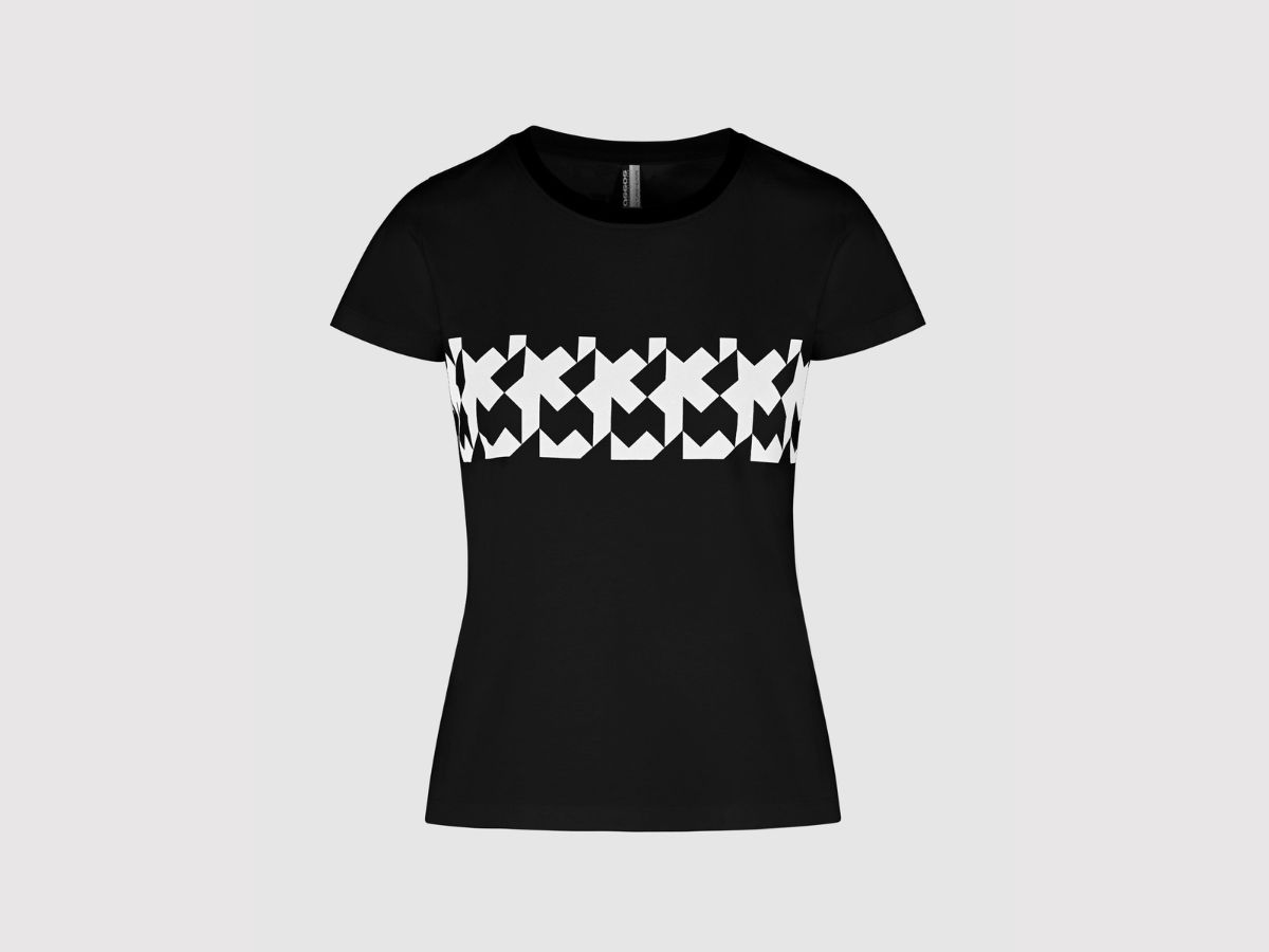 Damska Koszulka ASSOS T-SHIRT – RS GRIFFE BLACK SERIES