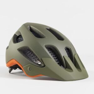 Kask MTB Bontrager Rally WaveCel Olive / Roarange