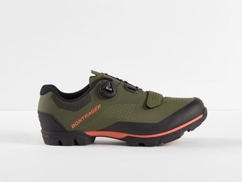 Buty MTB Bontrager Foray Olive Grey / Orange Radioactiv