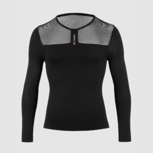 Koszulka termiczna Assos LS SKIN LAYER SUPERLEGER Black