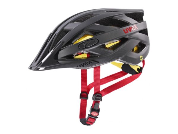 Kask rowerowy Uvex I-VO CC MIPS Titan / Red