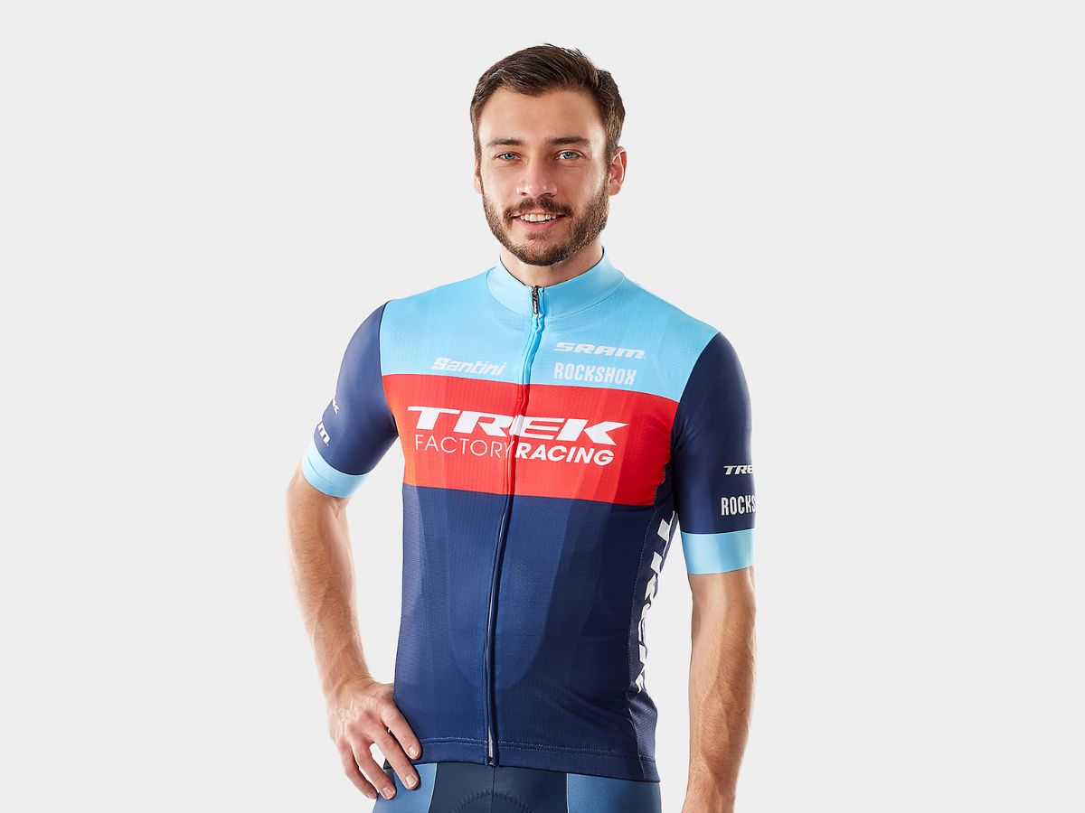 Męska koszulka rowerowa Santini Trek Factory Racing XC Replica
