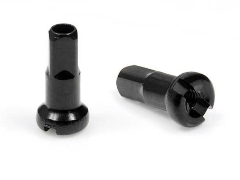 Nypel CnSpoke SN12 12 mm stalowy czarny
