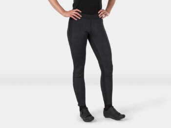 Damskie rowerowe spodnie elastyczne Softshell bez wkładek Bontrager Velocis Czarny