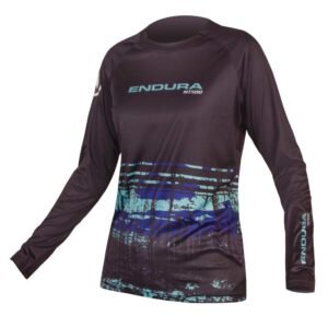 KOSZULKA DAMSKA ENDURA MT500 L/S PRINT II GRANAT