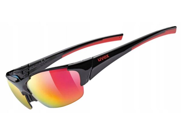 Okulary sportowe UVEX Blaze III 2.0 black/red