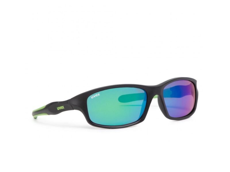Okulary sportowe UVEX Sportstyle 507 black/green matt