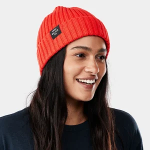 Czapka codzienna Trek Label Fisherman Beanie Czerwony