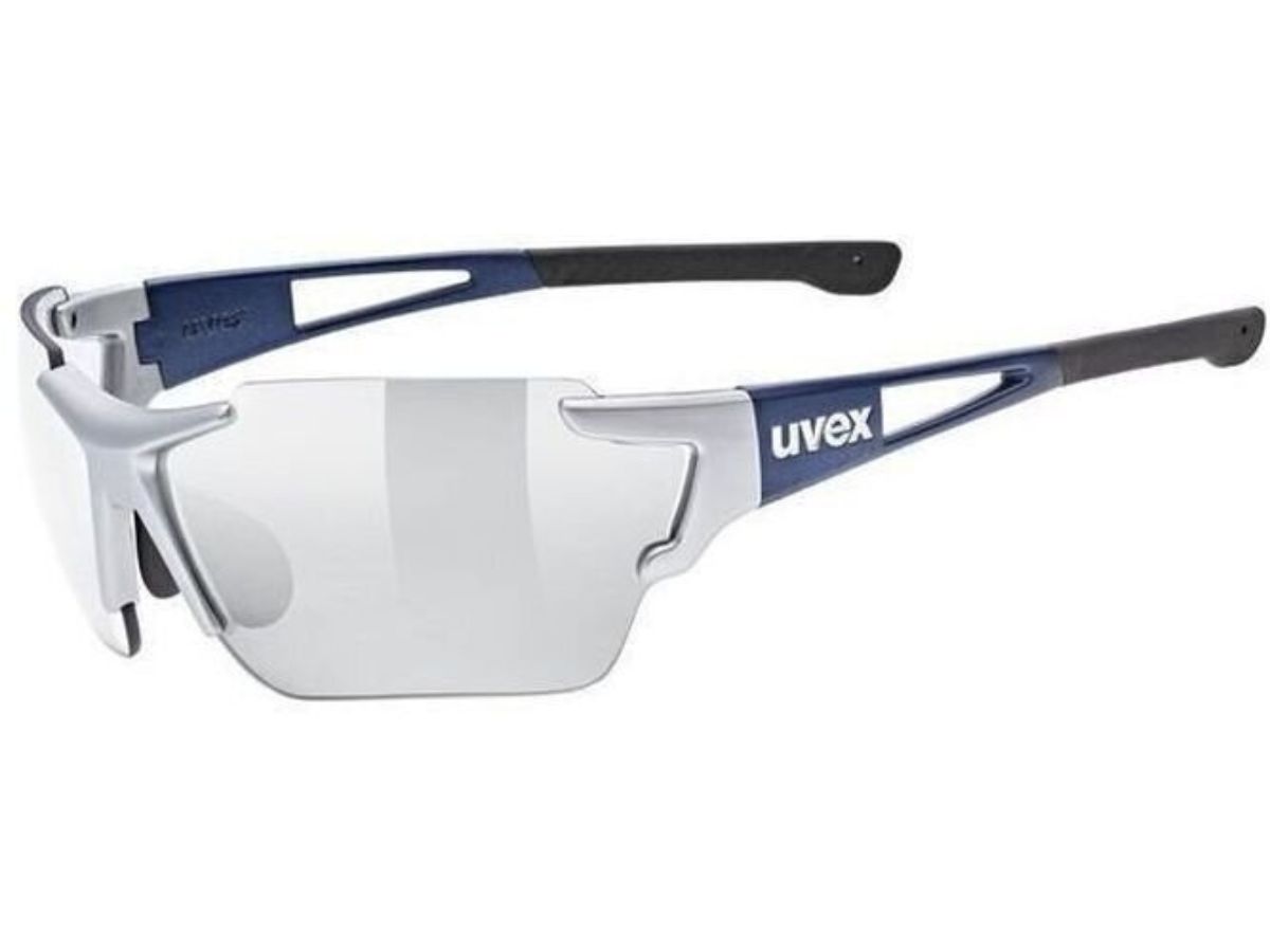 Okulary sportowe UVEX Sportstyle 803 race silver blue