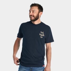 Koszulka Trek Check Script Unisex T-Shirt Granatowy