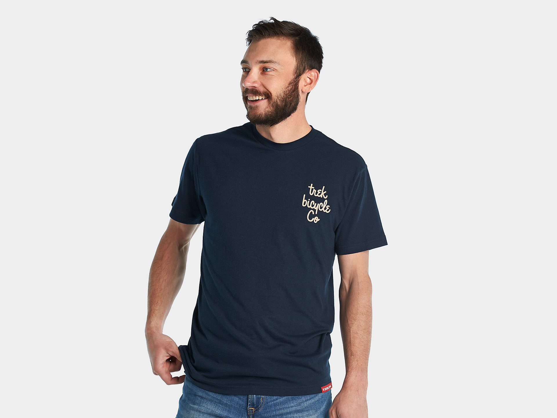 Koszulka Trek Check Script Unisex T-Shirt Granatowy
