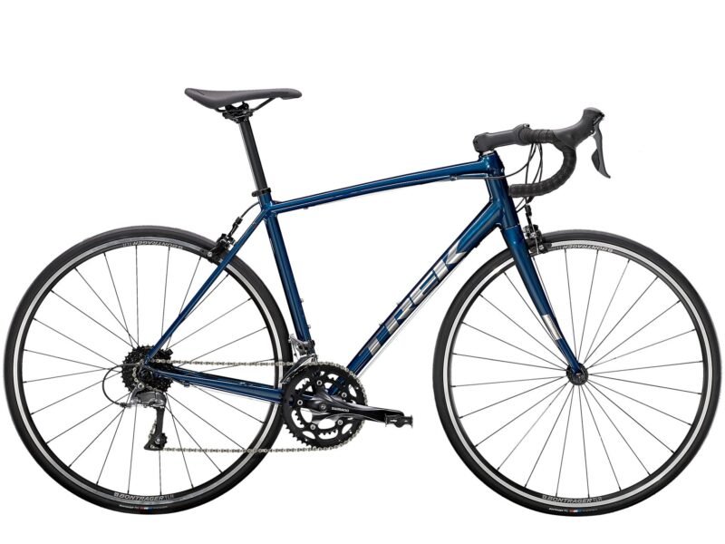 Rower Trek Domane AL 2 Gloss Mulsanne Blue/Matte Trek Black