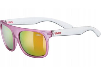 Okulary sportowe dziecięce UVEX Sportstyle 511 clear pink