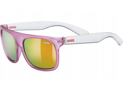 Okulary sportowe dziecięce UVEX Sportstyle 511 clear pink