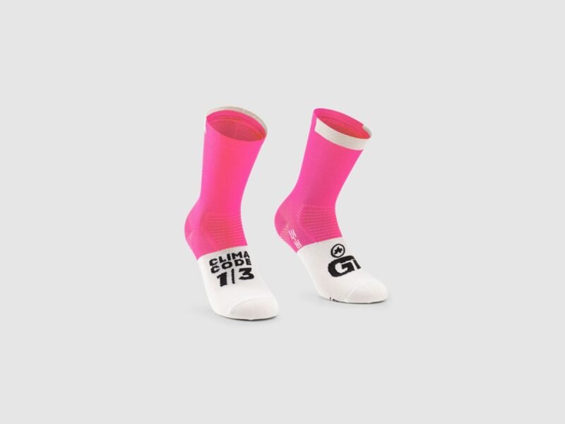 Skarpetki ASSOS GT SOCKS C2 FLUO PINK