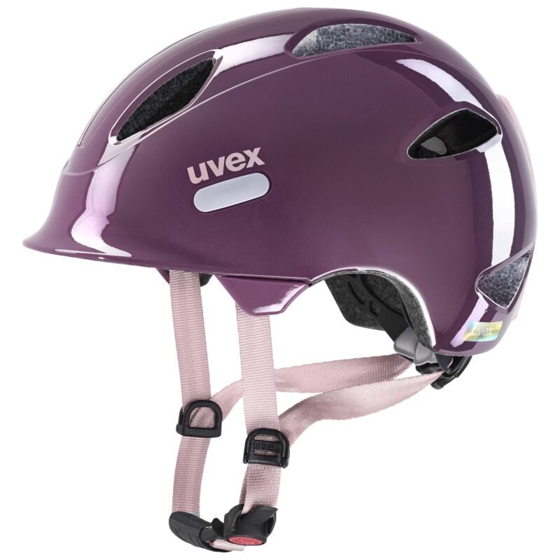 Kask Uvex oyo dziecięcy plum dust rose fioletowy