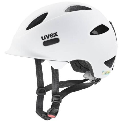 Kask Uvex oyo dziecięcy white black mat biały