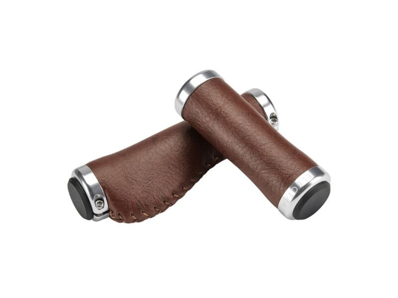 Chwyty Electra Classic Faux Leather Ergo Grip Set brązowe