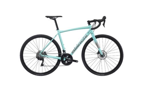 ROWER BIANCHI VIA NIRONE 7 SHIMANO 105 CELESTE CK16/TITANIUM SILVER GLOSSY 2023