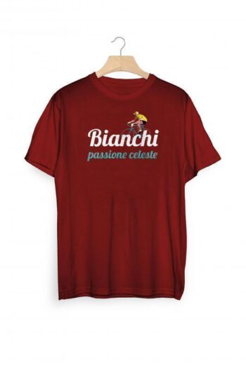T-shirt Bianchi Passione Bordeaux Vintage koszulka