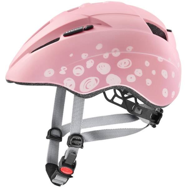 KASK UVEX Dziecięcy KID 2 CC Pink Polka Dots Matt