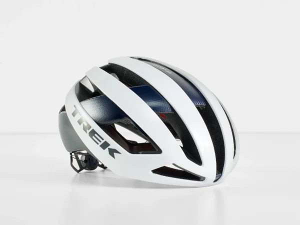 Kask Trek Velocis Mips Road Bike Helmet Crystal White/Nautical Navy