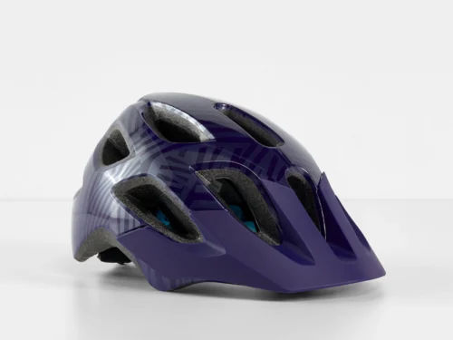 Dziecięcy kask rowerowy Bontrager Tyro Purple Abyss/Azure