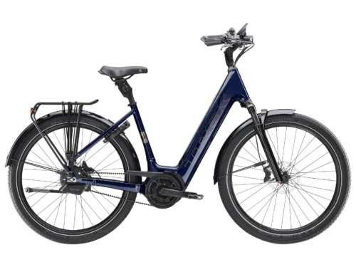 Rower Trek District+ 5 o niskim przekroku Deep Dark Blue 545Wh