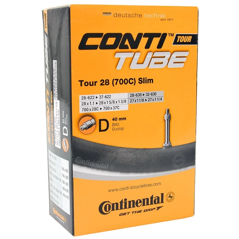 Dętka CONTINENTAL 28/29x1.1-1 5/8 x 1 3/8 Dunlop 40mm