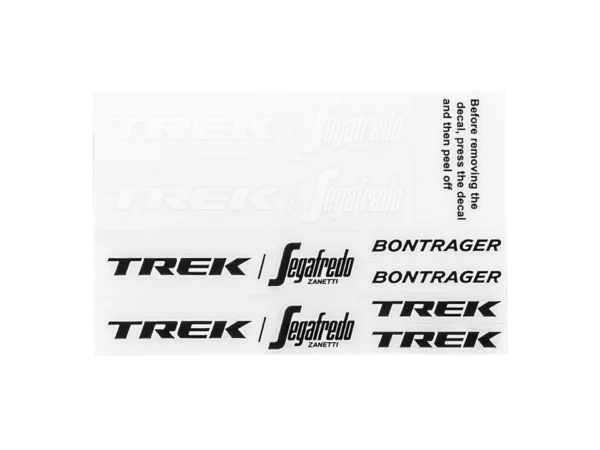 Naklejki Trek-Segafredo na kask Bontrager XXX WaveCel