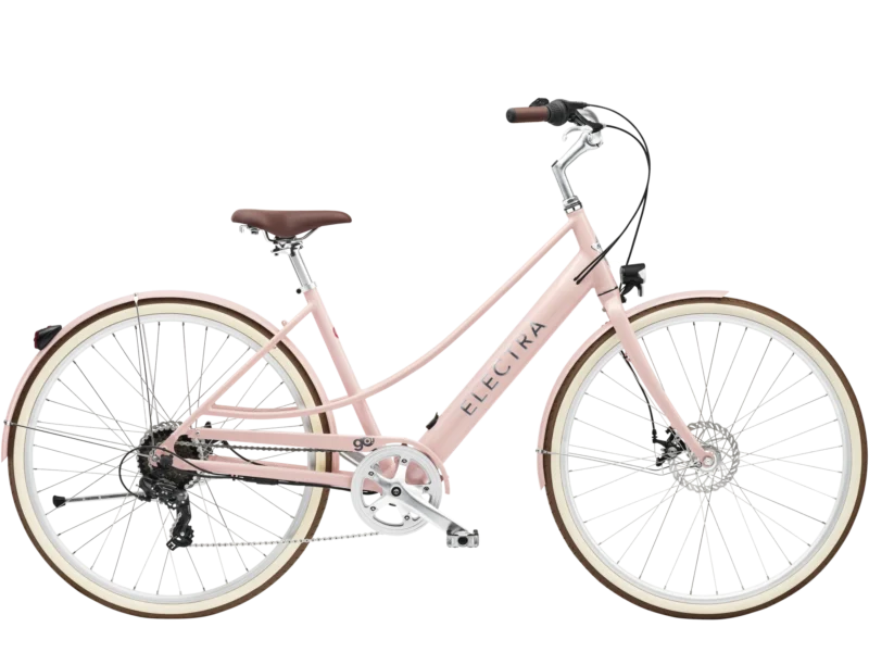 ROWER ELECTRA Loft Go! 7D EQ ze standardową rurą górną Cloud Pink