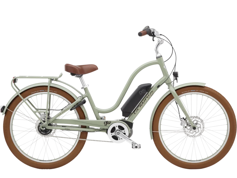 ROWER ELECTRA Townie Go! 5i EQ z ramą w wersji damskiej Green Tea