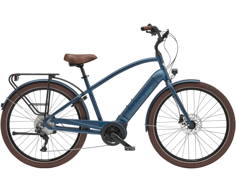 ROWER ELECTRA Townie Path Go! 10D EQ ze standardową rurą górną Matte Aegean Blue