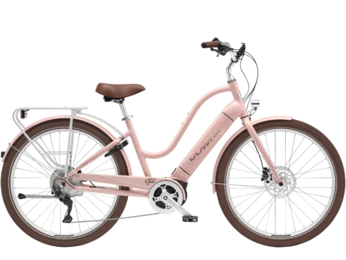 ROWER ELECTRA Townie Path Go! 10D EQ z ramą w wersji damskiej Rose Quartz