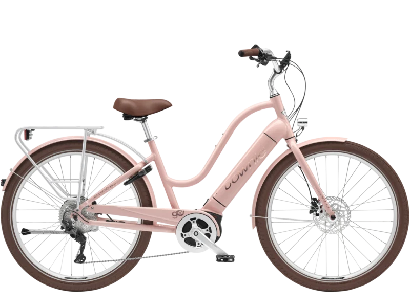 ROWER ELECTRA Townie Path Go! 10D EQ z ramą w wersji damskiej Rose Quartz