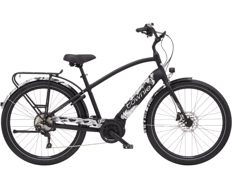 ROWER ELECTRA Townie Path Go! 10D EQ ze standardową rurą górną Black