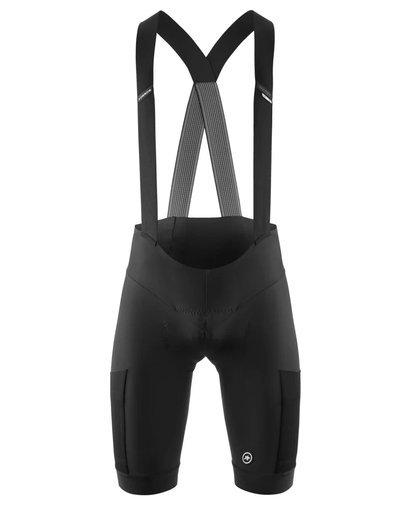 Spodenki z wkładką Assos TACTICA Bib Shorts Kieskäfer Gravel T5 BlackSeries