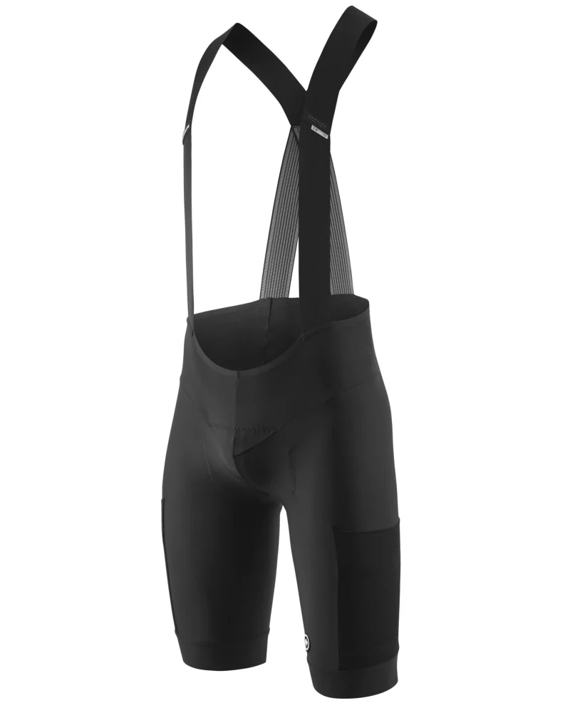 Spodenki z wkładką Assos TACTICA Bib Shorts Kieskäfer Gravel T5 BlackSeries
