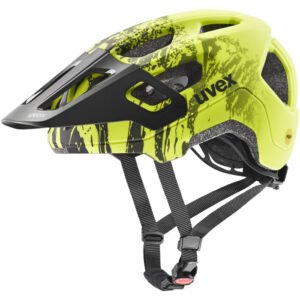 Kask rowerowy dziecięcy UVEX React jr. MIPS lime/black