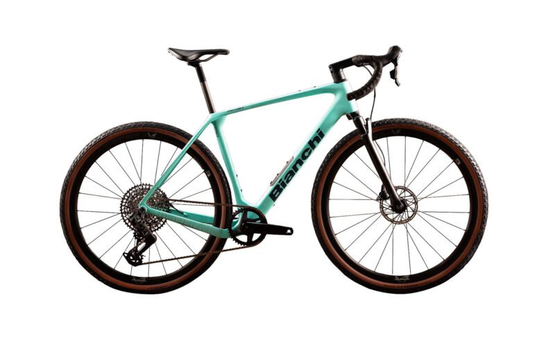 Rower gravelowy Bianchi ARCADEX PRO APEX/GX eTAP 12S Celeste